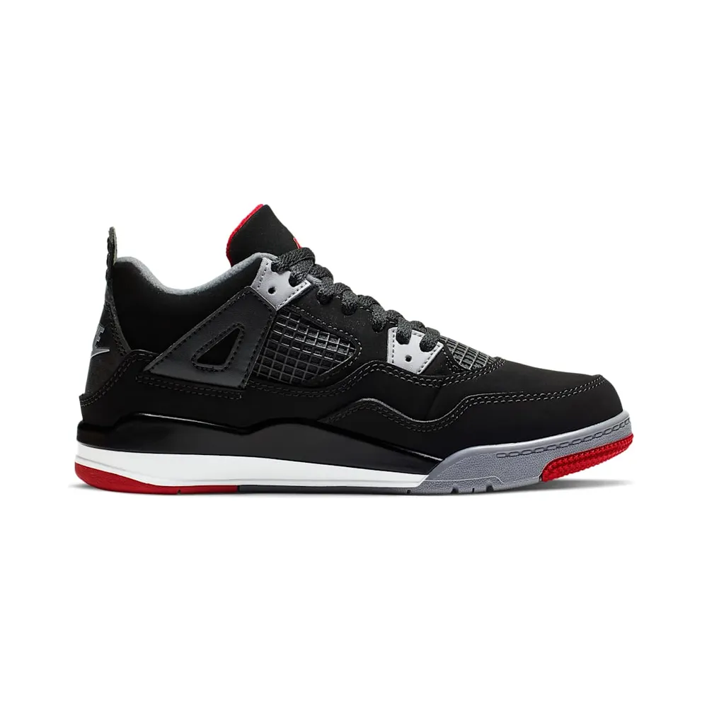 Air Jordan Nike AJ IV 4 Retro ‘Bred’ (PS) (2019) (BQ7669-060)