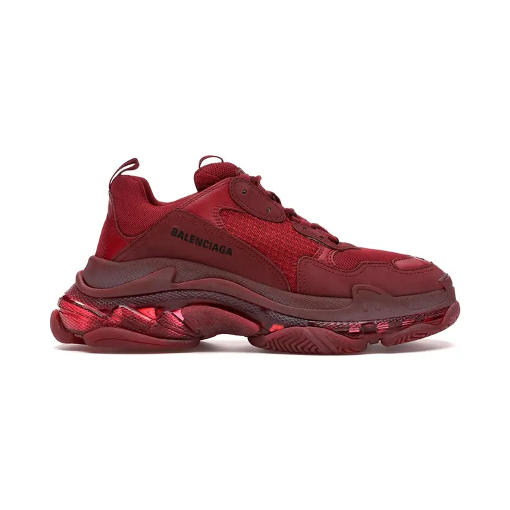 Balenciaga Triple S Burgundy Red
