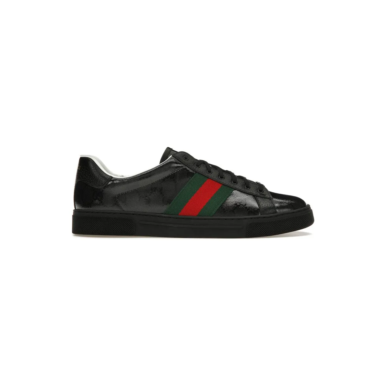 Gucci Ace GG Crystal Canvas Black (760775 FACRF 1163)