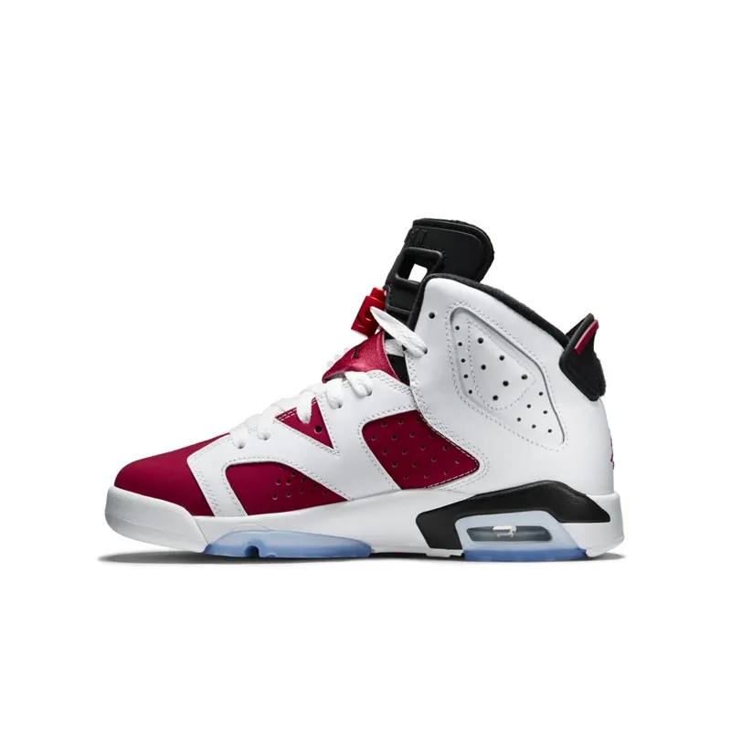 Jordan 6 Retro Carmine 2014 (GS) White/Carmine-Black (384665-160)