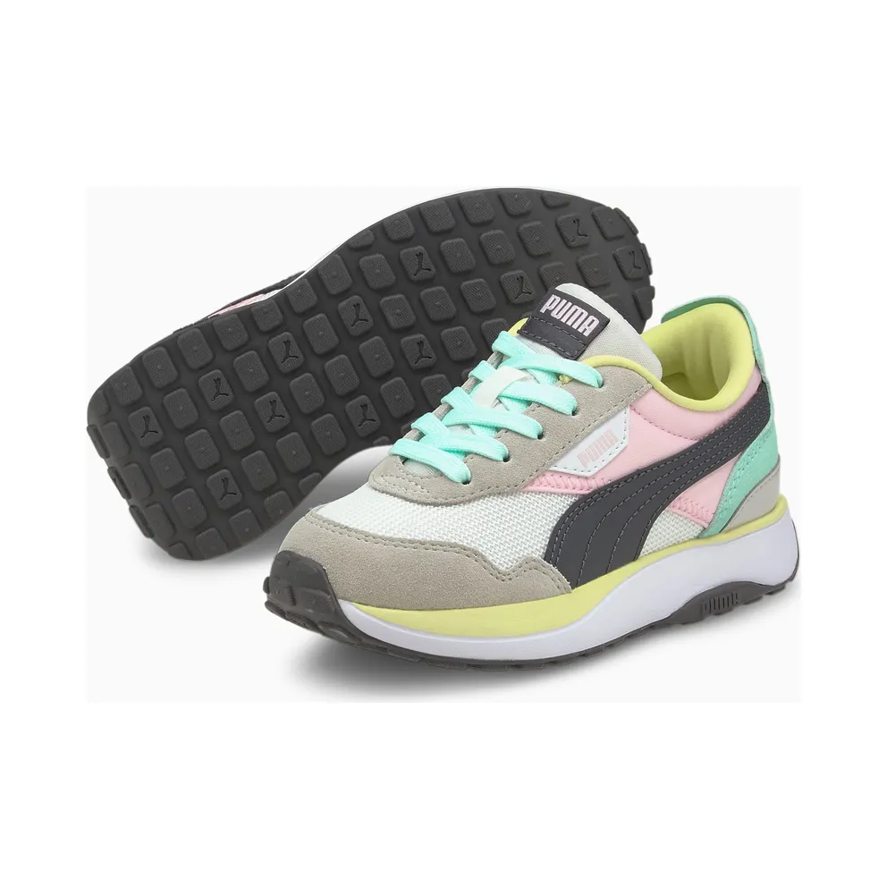 Puma Cruise Rider Kids White/Pink (381791-02)
