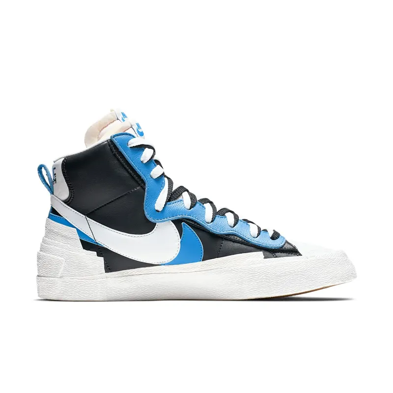 Nike x Sacai Blazer Mid Black University Blue (2019) (BV0072-001)
