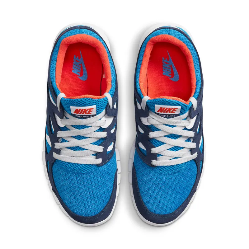 Nike Free Run 2 Light Photo Blue Orange (537732-403)