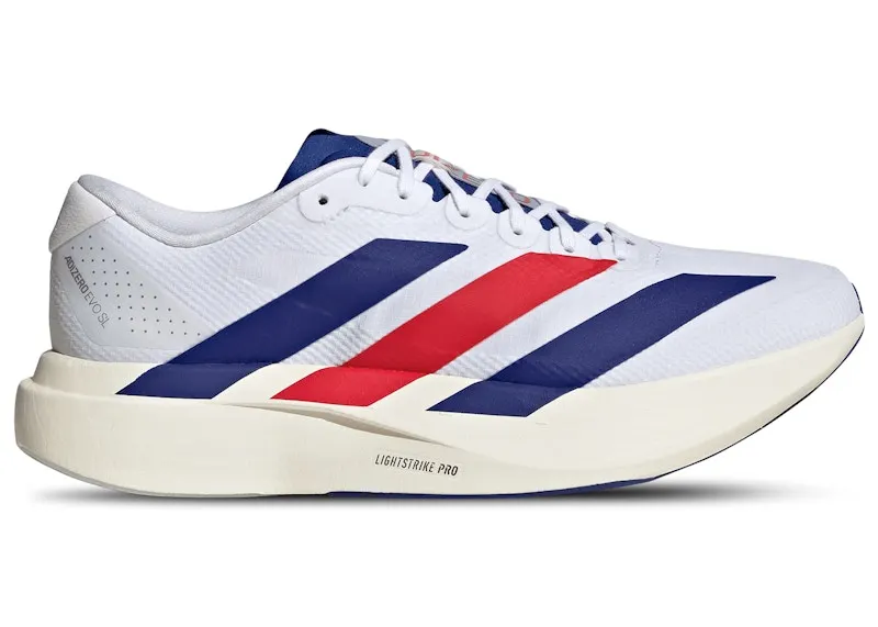 adidas Adizero Evo SL White Mystery Ink Pure Ruby (KK3719)