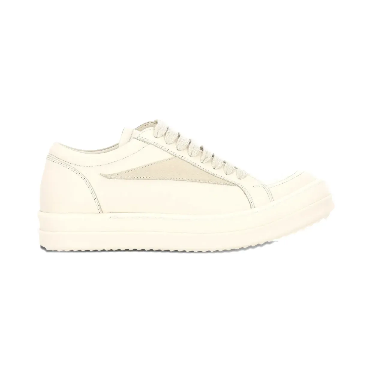 Rick Owens Leren sneakers met vlak – Beige (RP02E4888LCOLVS1111)