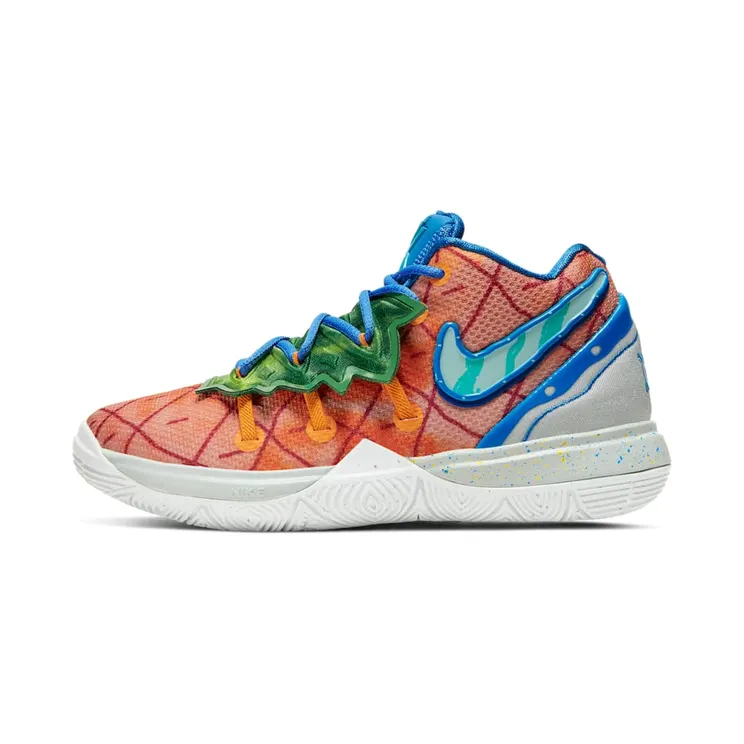 Nike SpongeBob SquarePants x Kyrie 5 PS ‘Pineapple House’ Orange Peel/Teal Tint (CN4501-800)