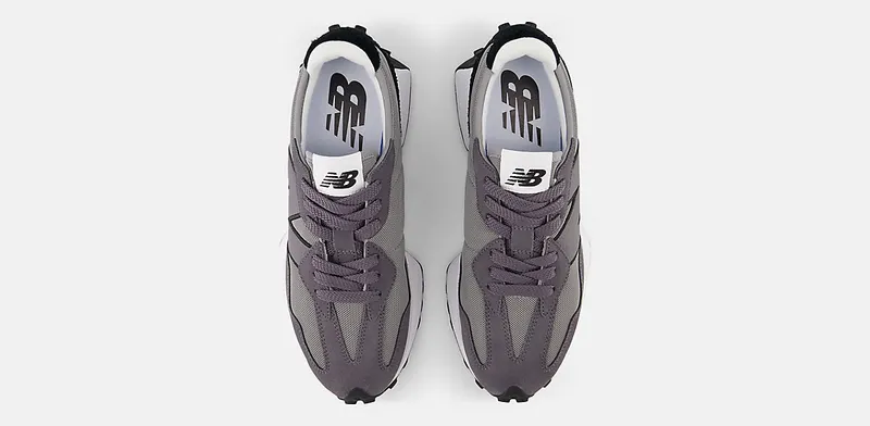 New Balance 327 Black Grey Castlerock (U327MD)