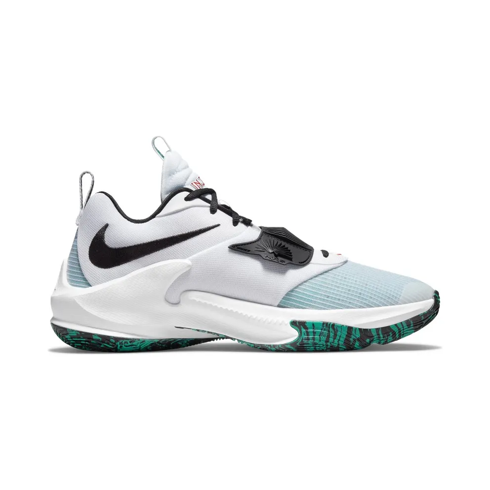 Nike Zoom Freak 3 “White / Clear Emerald / Total Orange / Black” (DA0694-101)