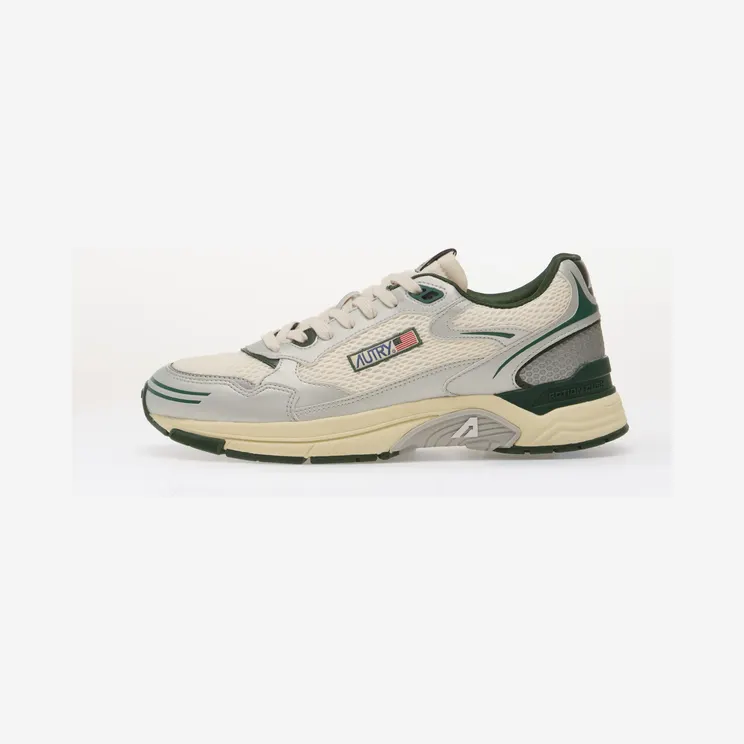 Sneakers Autry Hyperway Low Man Silver/ Green (A1UNHYLMMV16)