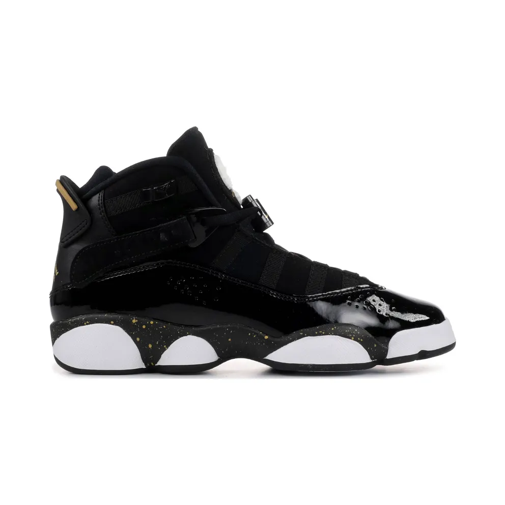 Jordan 6 Rings Black Metallic Gold White (GS)