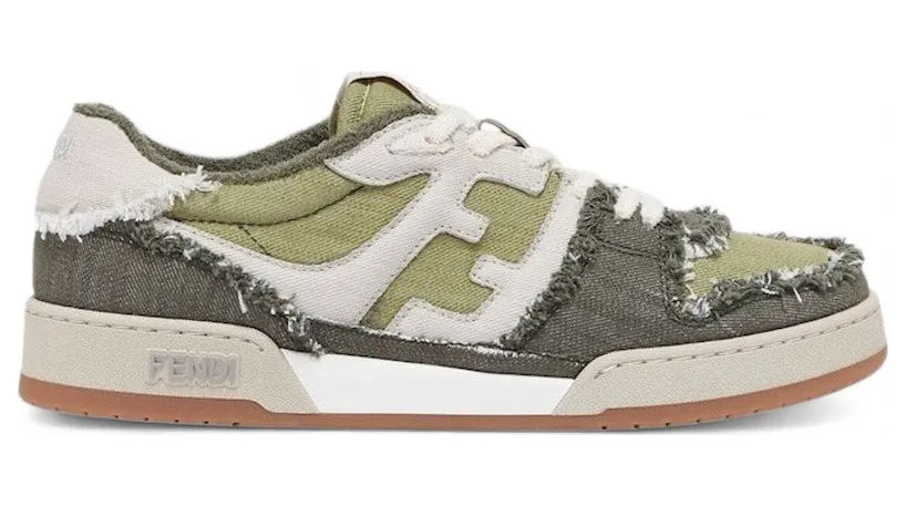 Fendi Match Low Denim Green Gum (7E1495AMF1F1NL0)
