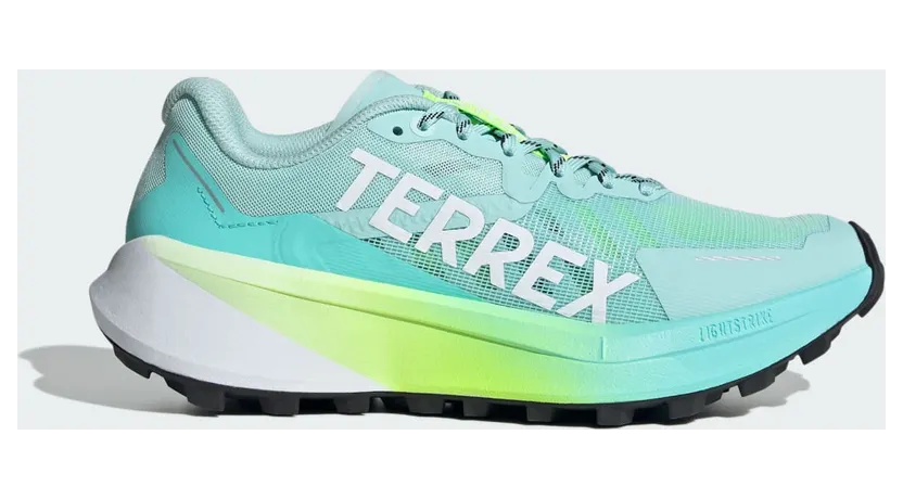 Adidas Terrex Agravic 3 Trail Running Semi Flash Aqua / Cloud White / Lucid Lemon (JR5250)