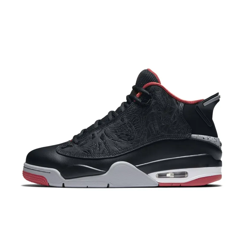 Jordan Dub Zero Black Cement Black/Gym Red-Wolf Grey-White (311046-013)