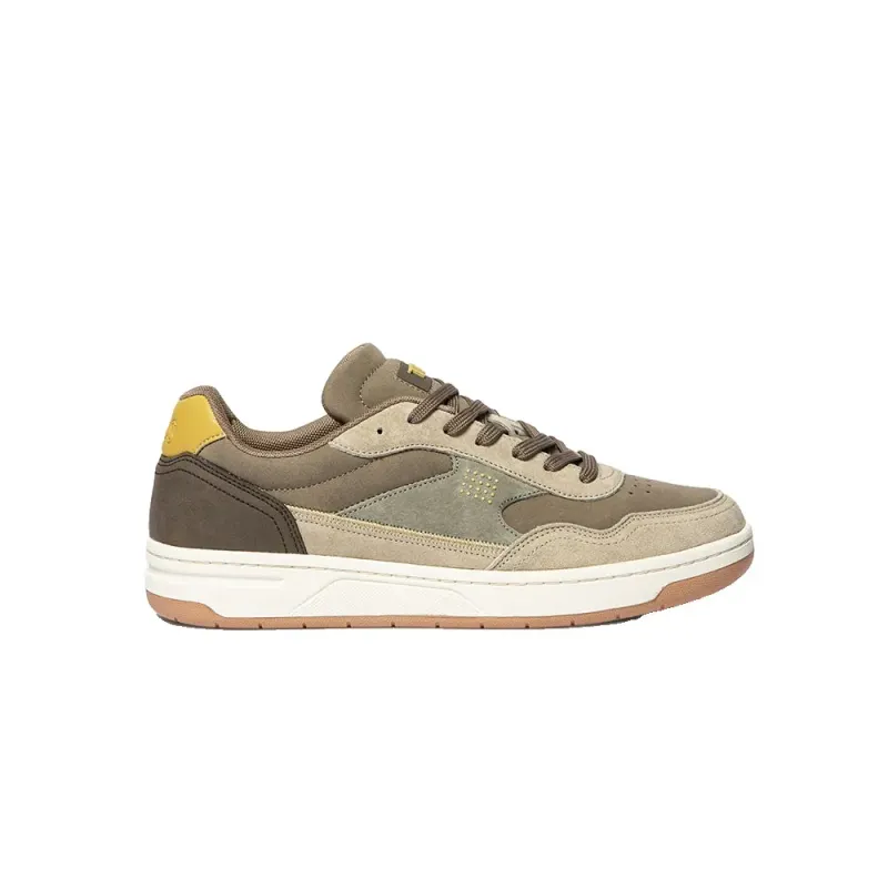 TBS sneaker taupe/saffraan (ALMERIO-U8L43)