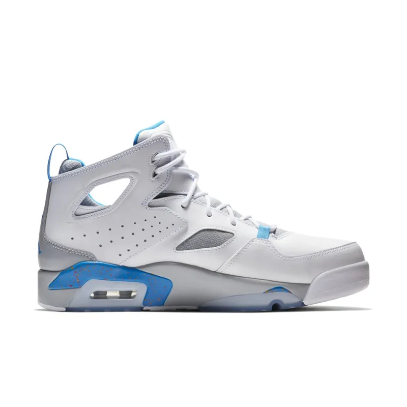 Jordan Flightclub 91 White Signal Blue White/Signal Blue-Wolf Grey (555475-104)