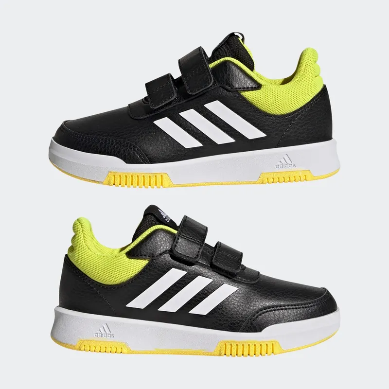 Adidas Tensaur Sport Training Hook and Loop Core Black / Beam Yellow / Cloud White (GW6441)