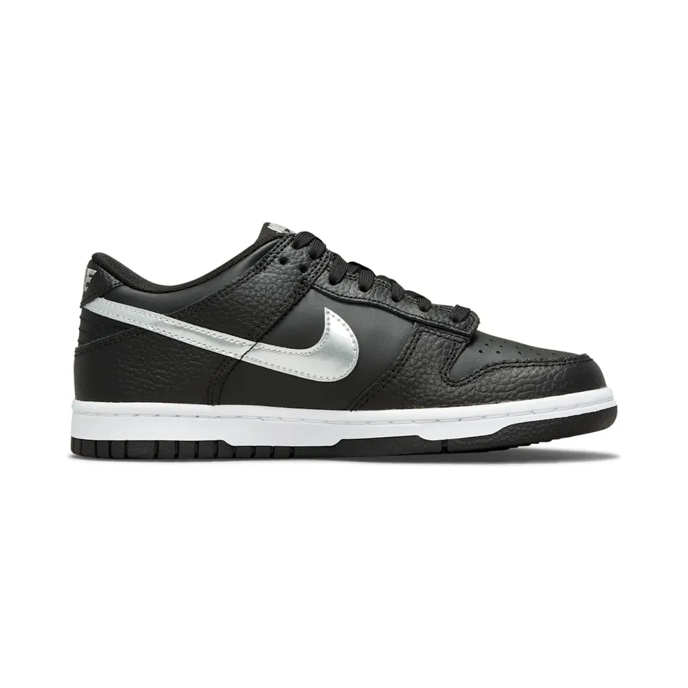 Nike Dunk Low NBA 75th Anniversary Spurs (GS) – “Black / Silver / White” (DC9560-001)