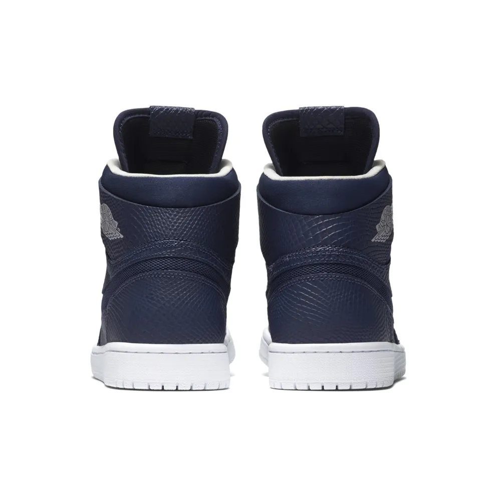Jordan 1 Retro Nouveau Navy Snake Midnight Navy/Light Bone-White (819176-407)