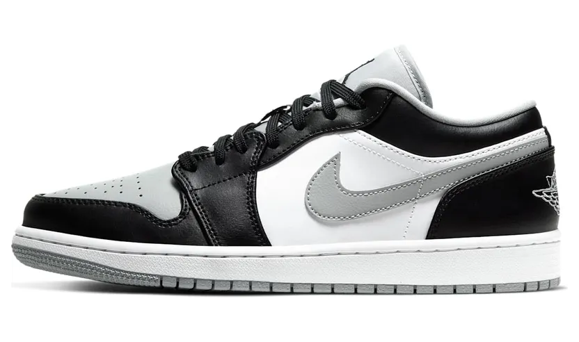 Air Jordan 1 Low ‘Smoke Grey’ “Black / Light Smoke Grey / White” (553558-039)