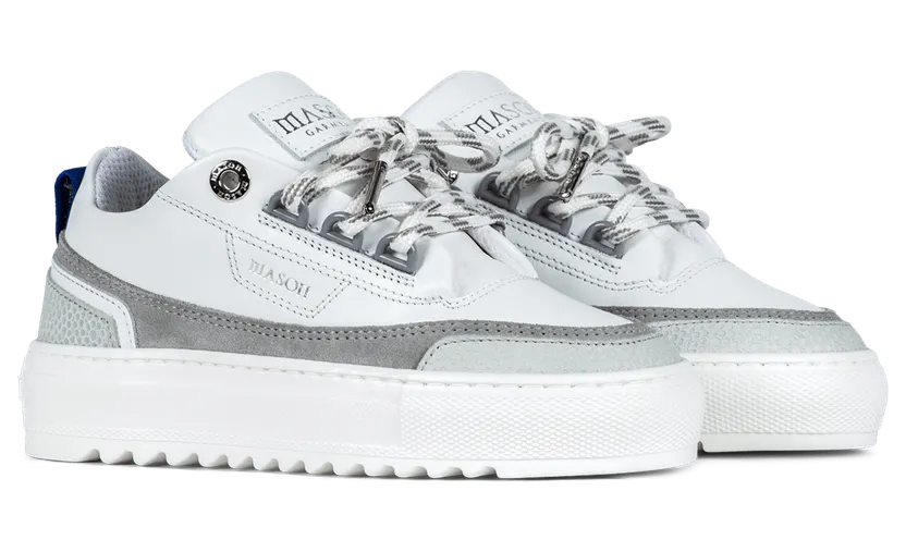 Mason Garments Kids – Firenze Multi Track – White Weiß (B-FW22-21B)