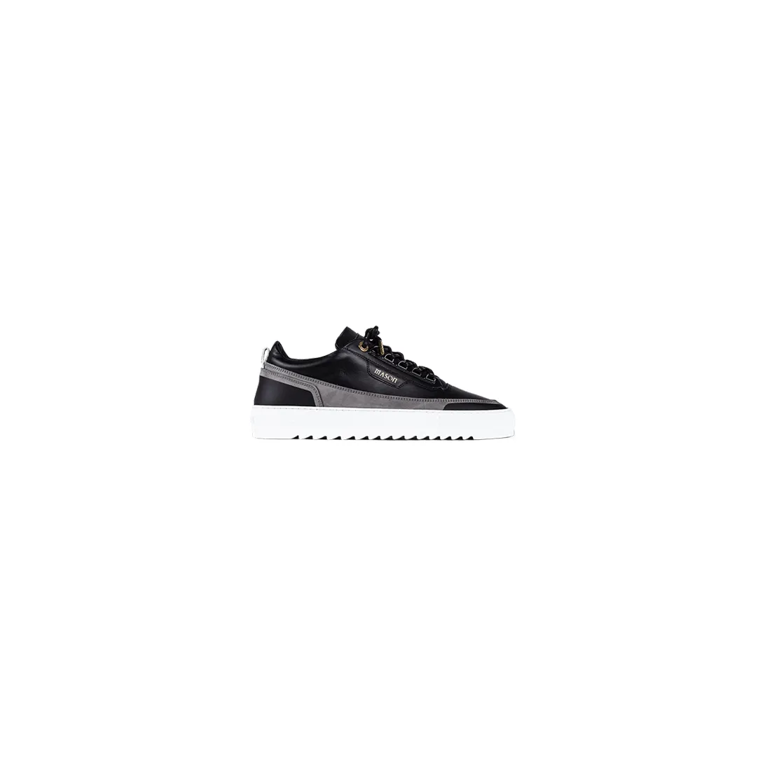 Mason Garments Firenze Leather/Nubuck/Suede Black/Grey Schwarz (NOS-3B)