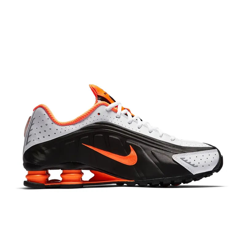 Nike Shox R4 Dutch Orange Black/White-Reflect Silver-Dutch Orange (104265-046)