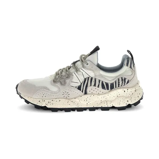 FLOWER MOUNTAIN Yamano 3 Uni sneakers met zebraprint – Beige (1201781863)