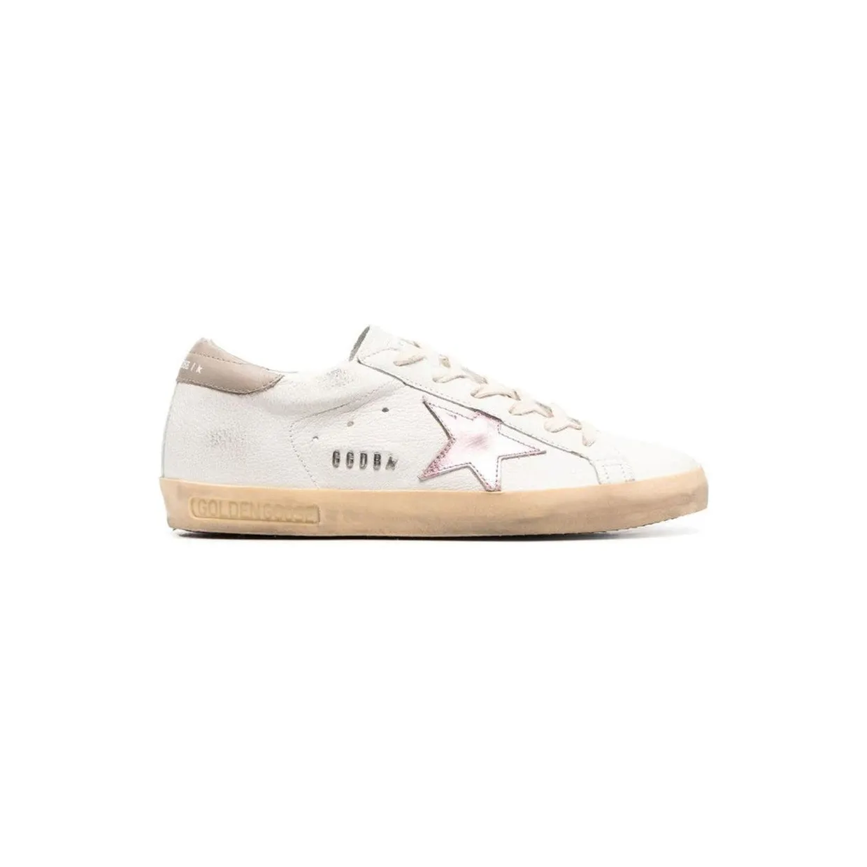 Golden Goose Super-Star White Antique Pink Metallic (GWF00101.F004065.11373)