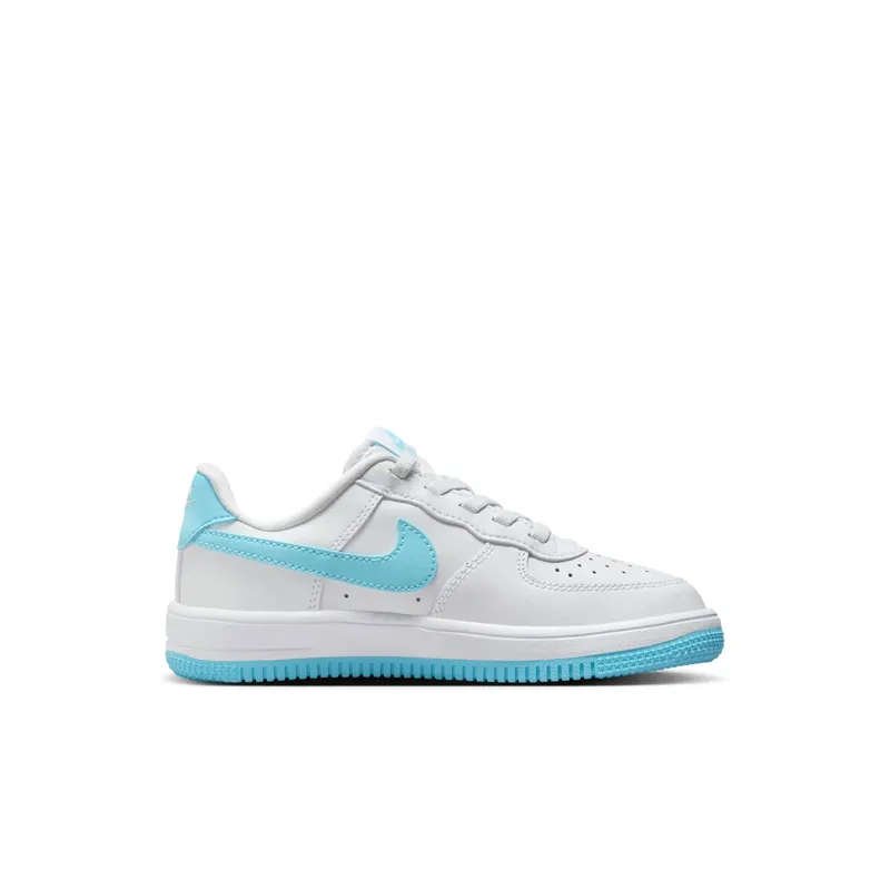 Nike Force 1 Low EasyOn White Aquarius Blue (FN0237-107)