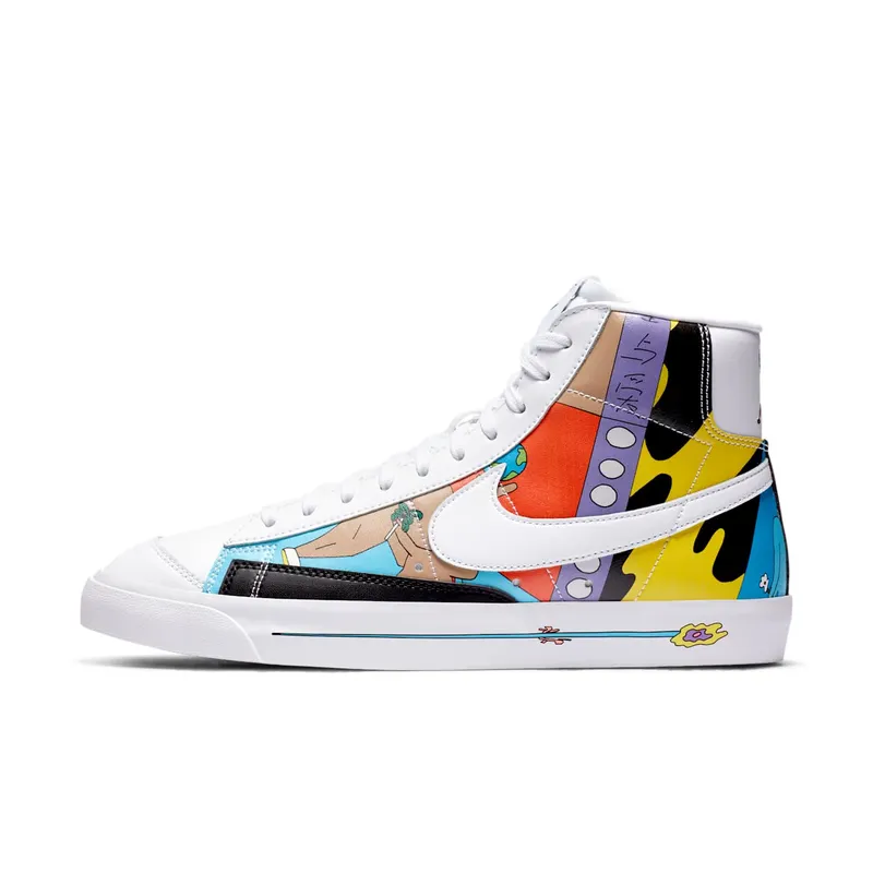 Nike Blazer Mid 77 Flyleather Ruohan Wang Multi-Color/Multi-Color (CZ3775-900)