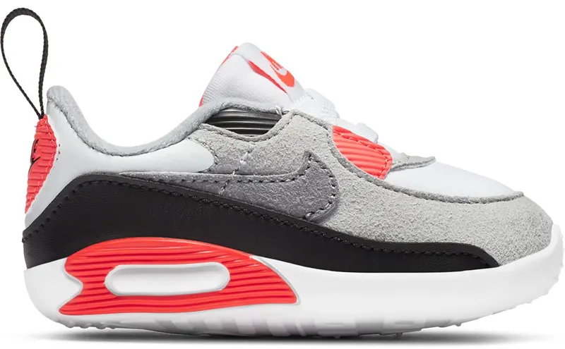 Nike Air Max 90 Infrared 2020 (I) White/Cool Grey-Radiant Red-Black (DC8323-100)