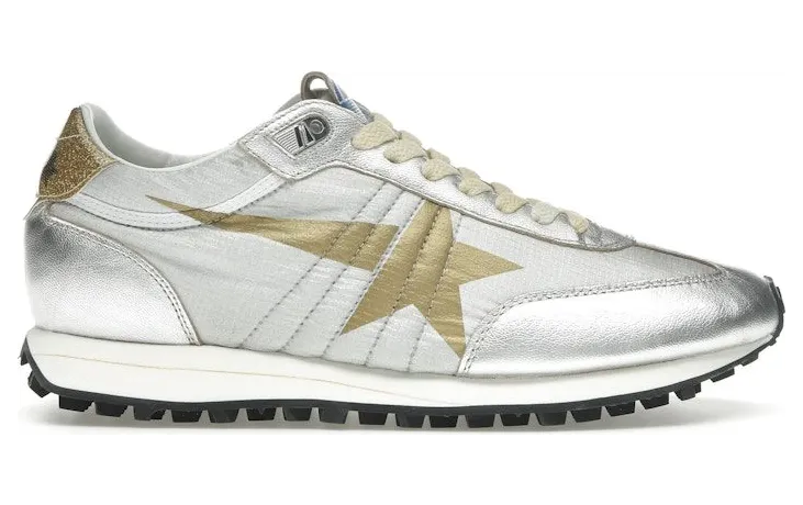 Golden Goose Marathon Silver Gold Star (GWF00683.F005490.70138)