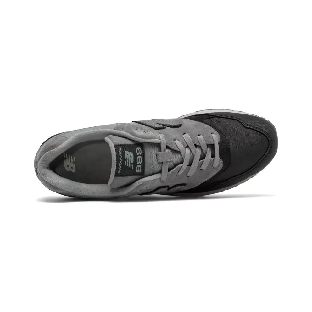 New Balance 999 Canvas Waxed Black Black/Grey (ML999WXA)