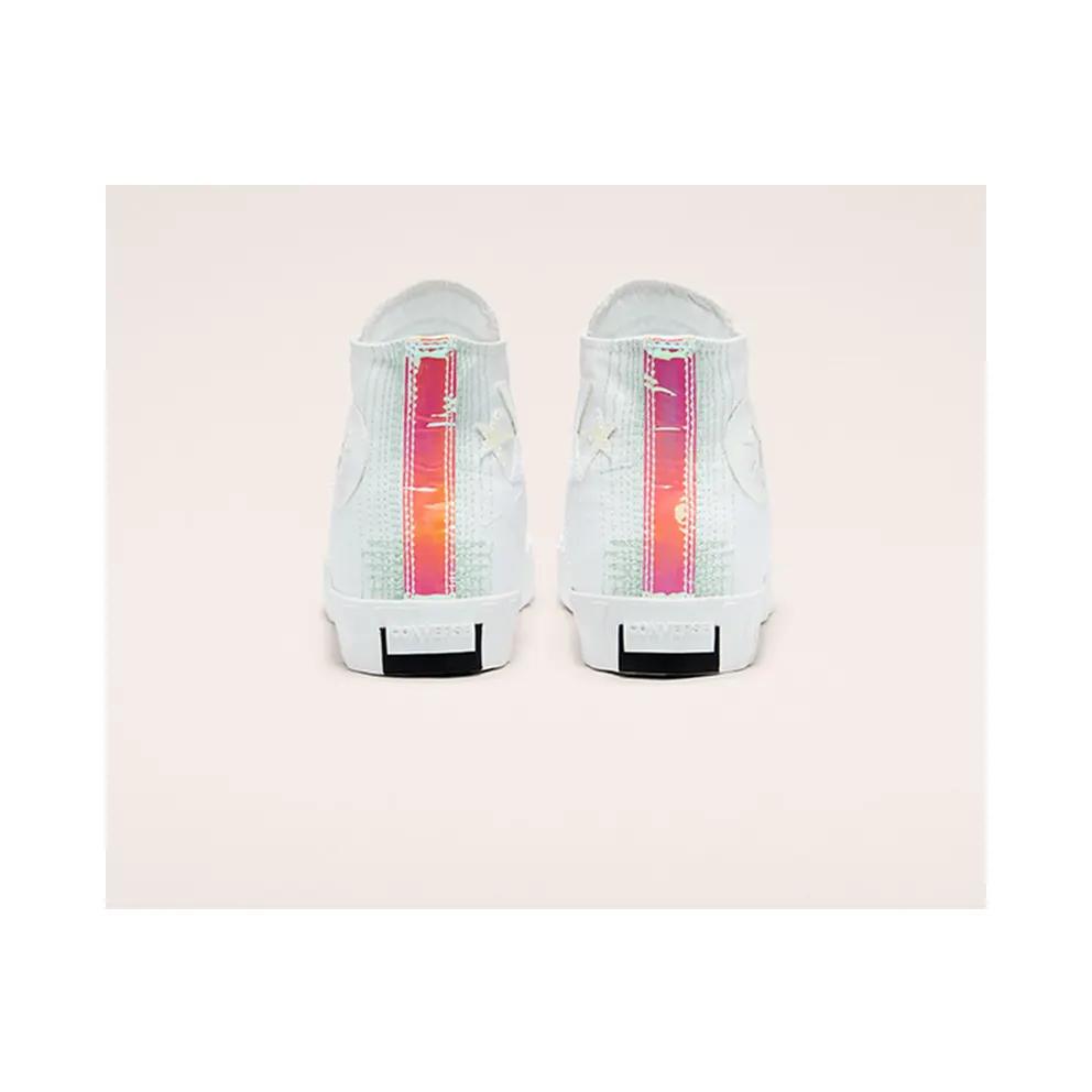 Converse Hi-Vis Iridescent UNT1TL3D High Top White/White/Iridescent (170605C)