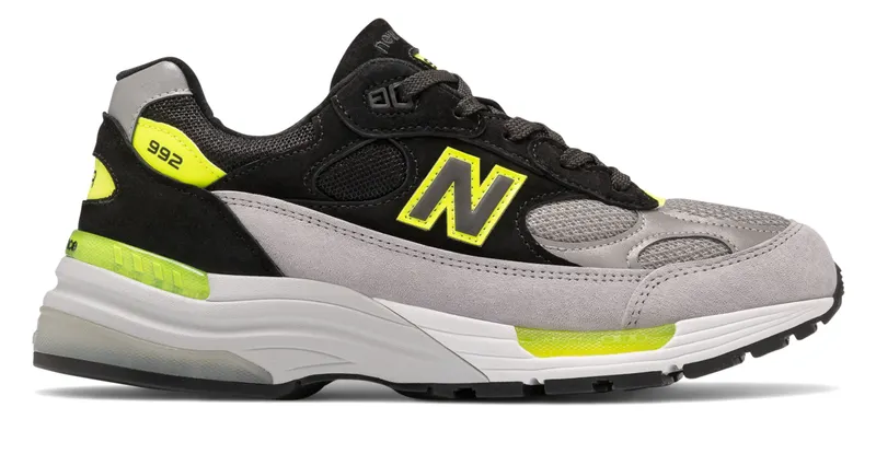 New Balance 992 Black Grey Volt Black/Grey-Volt (M992TQ)