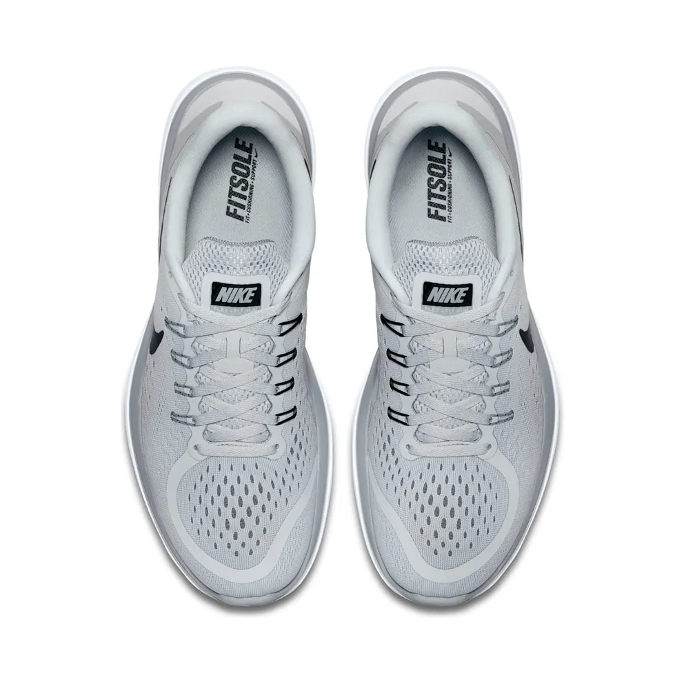 Nike Flex 2017 Rn Pure Platinum/Black-Wolf Grey Pure Platinum/Black-Wolf Grey (898457-002)