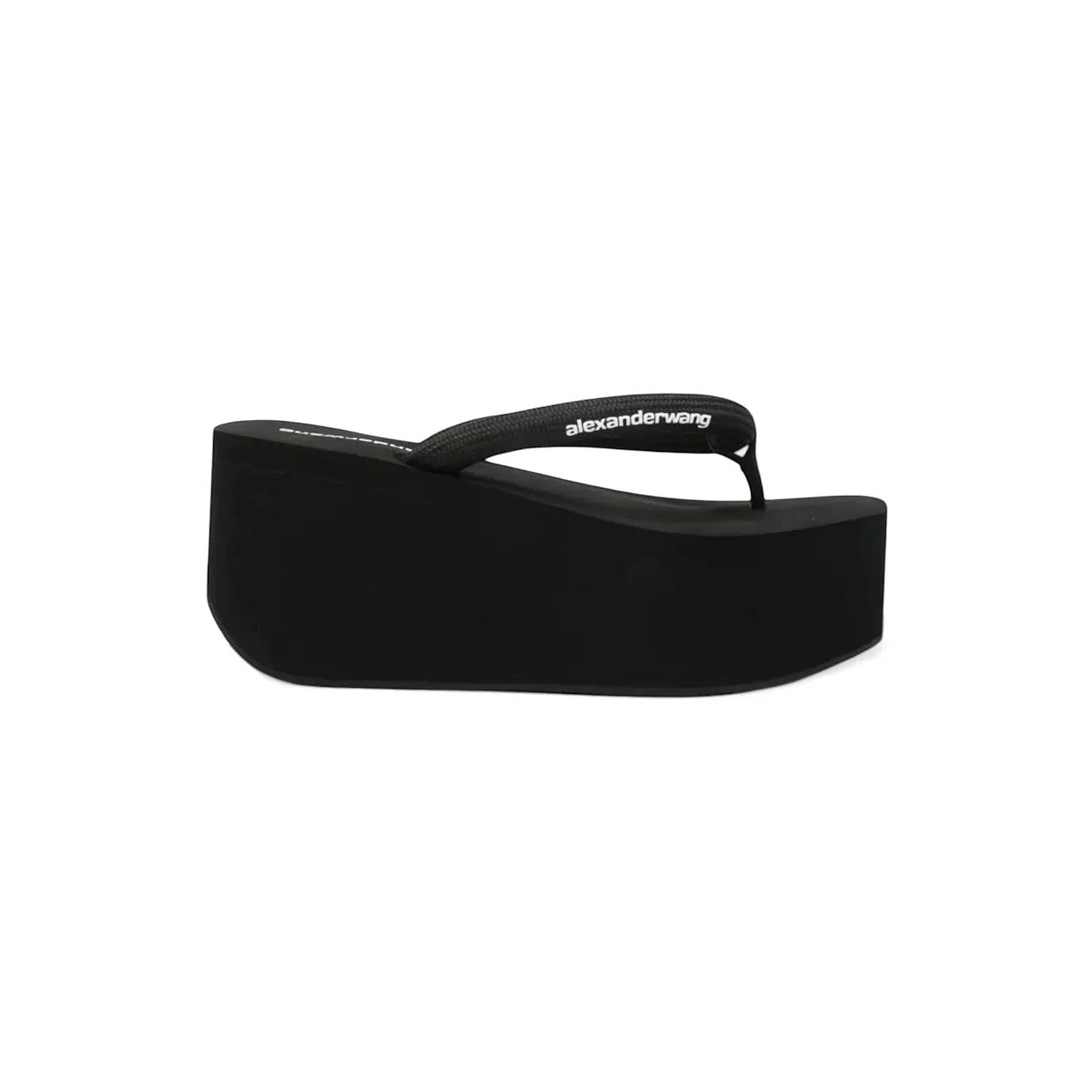 Alexander Wang Jenna Thong Platform Sandals Black (30326S024-001)