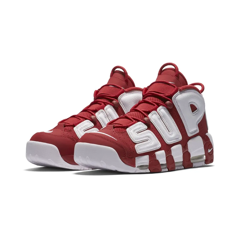 Nike Air More Uptempo Supreme “Suptempo” Red Varsity Red/White (902290-600)