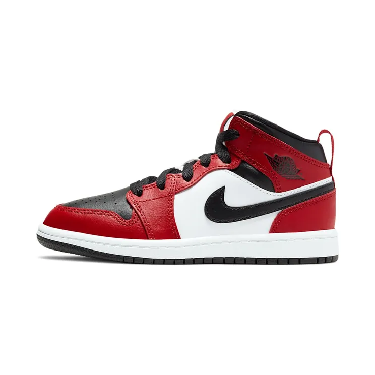 Air Jordan 1 Mid PS ‘Chicago Black Toe’ “Black / Gym Red” (640734-069)