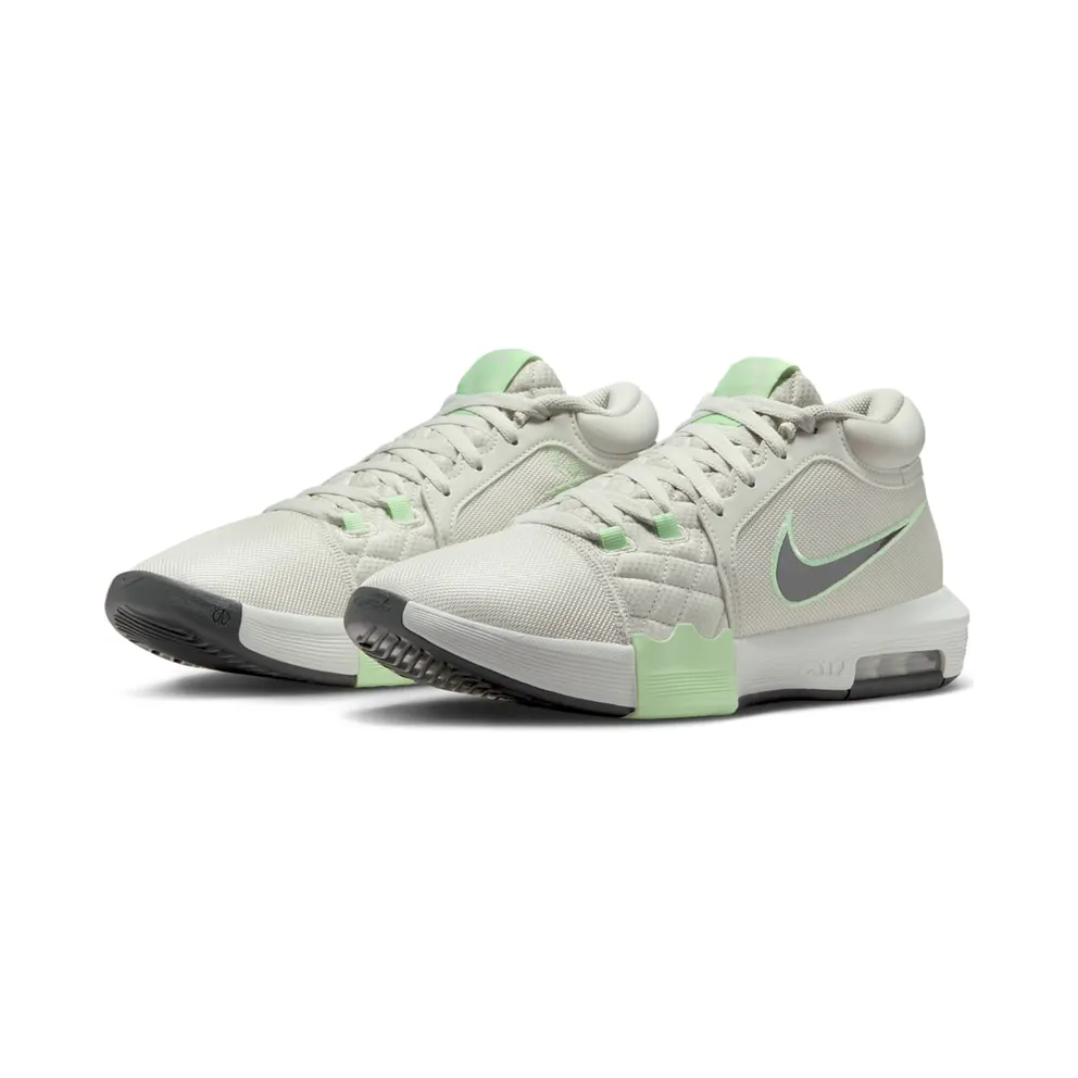 Nike LeBron Witness 8 Light Bone Vapor Green Swan Anthracite (HQ2139-002)