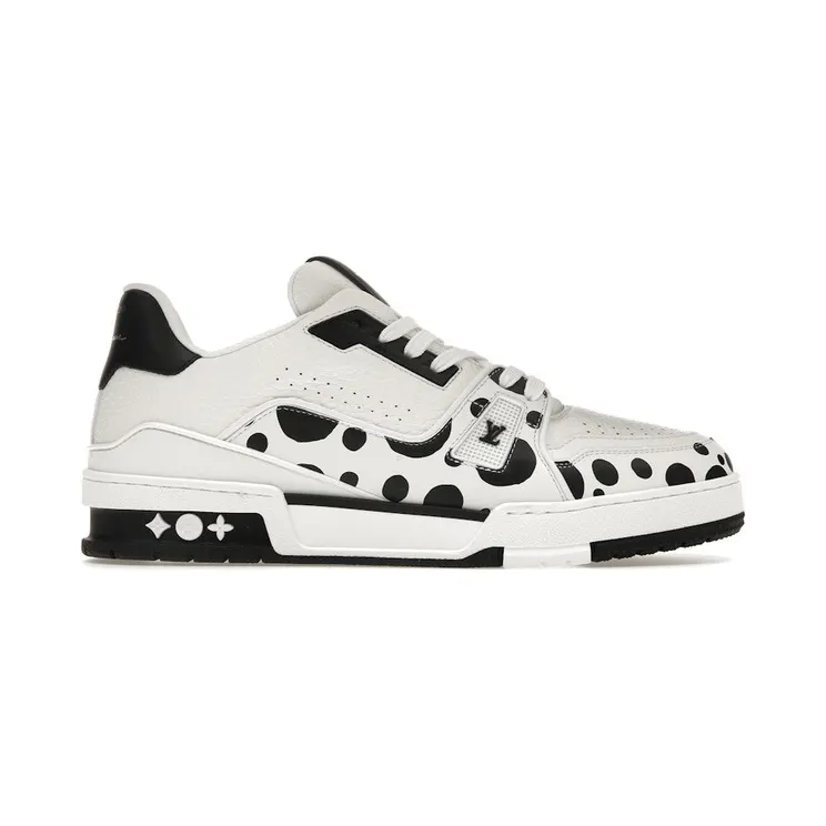 Louis Vuitton LV Trainer Yayoi Kusama Black White (1AB8JE)