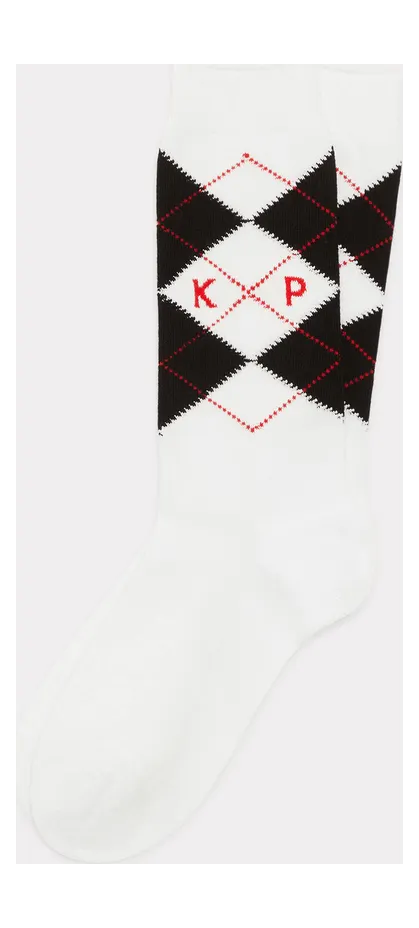 Kenzo Chaussettes ‘Kp’ Homme Bleu Nuit – Taille 3941 (FD58SM310KSG)