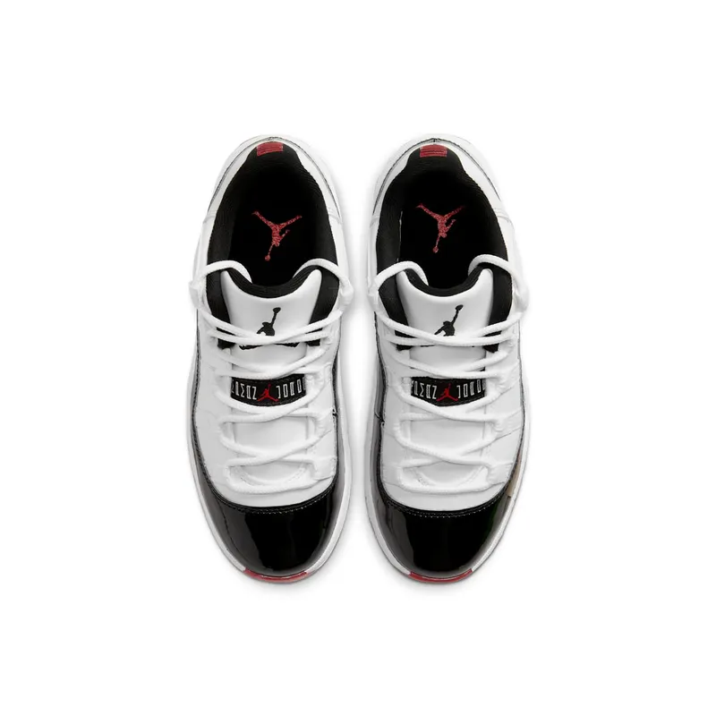 Air Jordan Nike AJ XI 11 Low Suede ‘White Bred’ (PS) (2020) (505835-160)