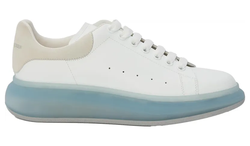Alexander McQueen Oversized White Blue Sole (667828WIAFA9430)