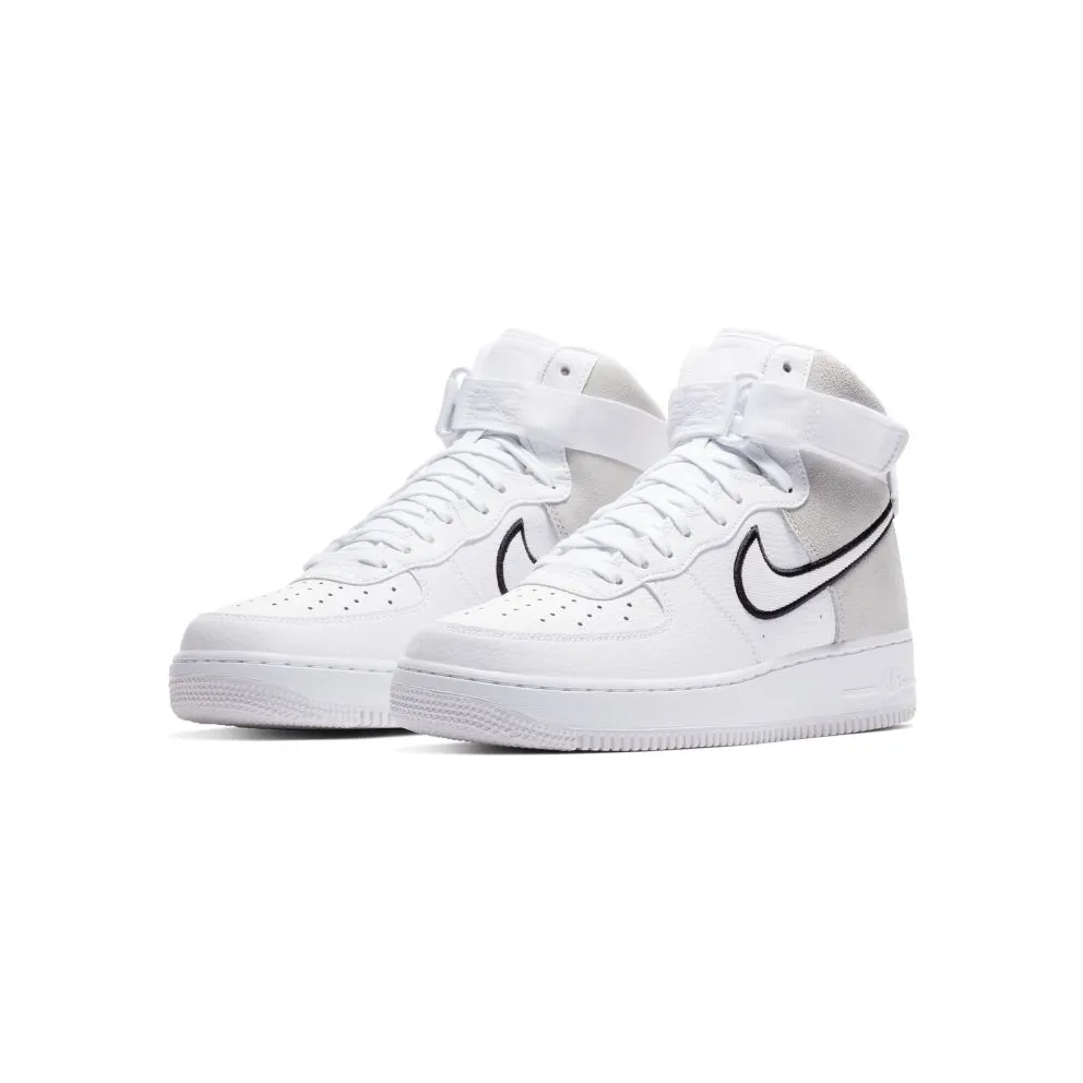 Nike Air Force 1 High White Vast Grey Black White/Vast Grey-Black (AO2442-100)
