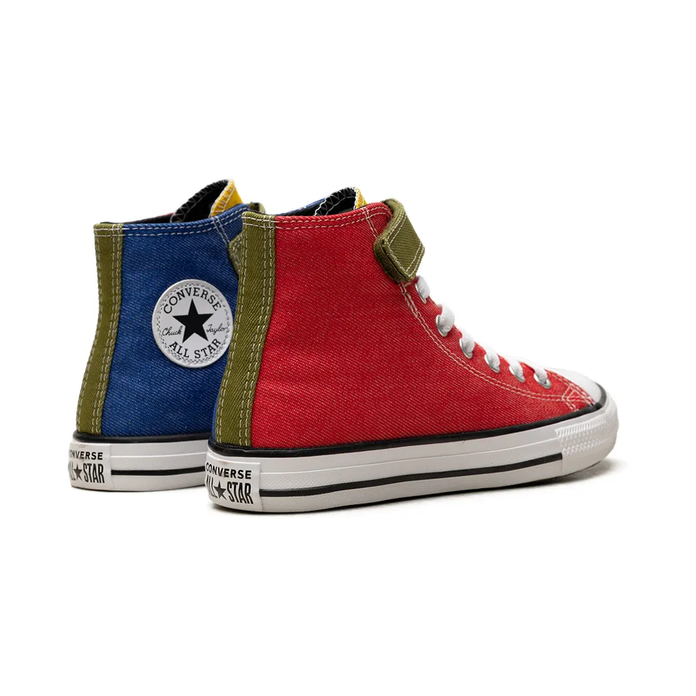 Converse Chuck Taylor All Star Easy-On High PS “Twill Color-Blocked” (A03583F)