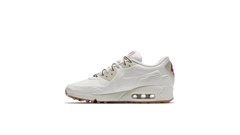 Nike Air Max 90 VT Tokyo (W) White/Light Beige Chalk/Velvet Brown (813153-100)