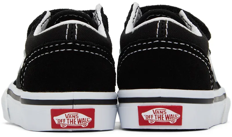 Vans Baby Black Old Skool V Sneakers (VN000D3YBLK1)