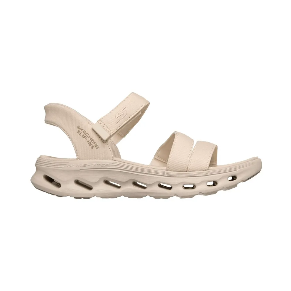 Skechers – Go Walk Glide-Step 2.0 Sandal – – Sport – Beige (141269NAT)
