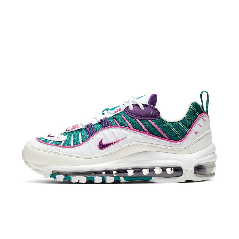 Nike Air Max 98 Easter 2020 (W) Bright Spruce/White-Active Fuchsia-Voltage Purple (CI3709-301)